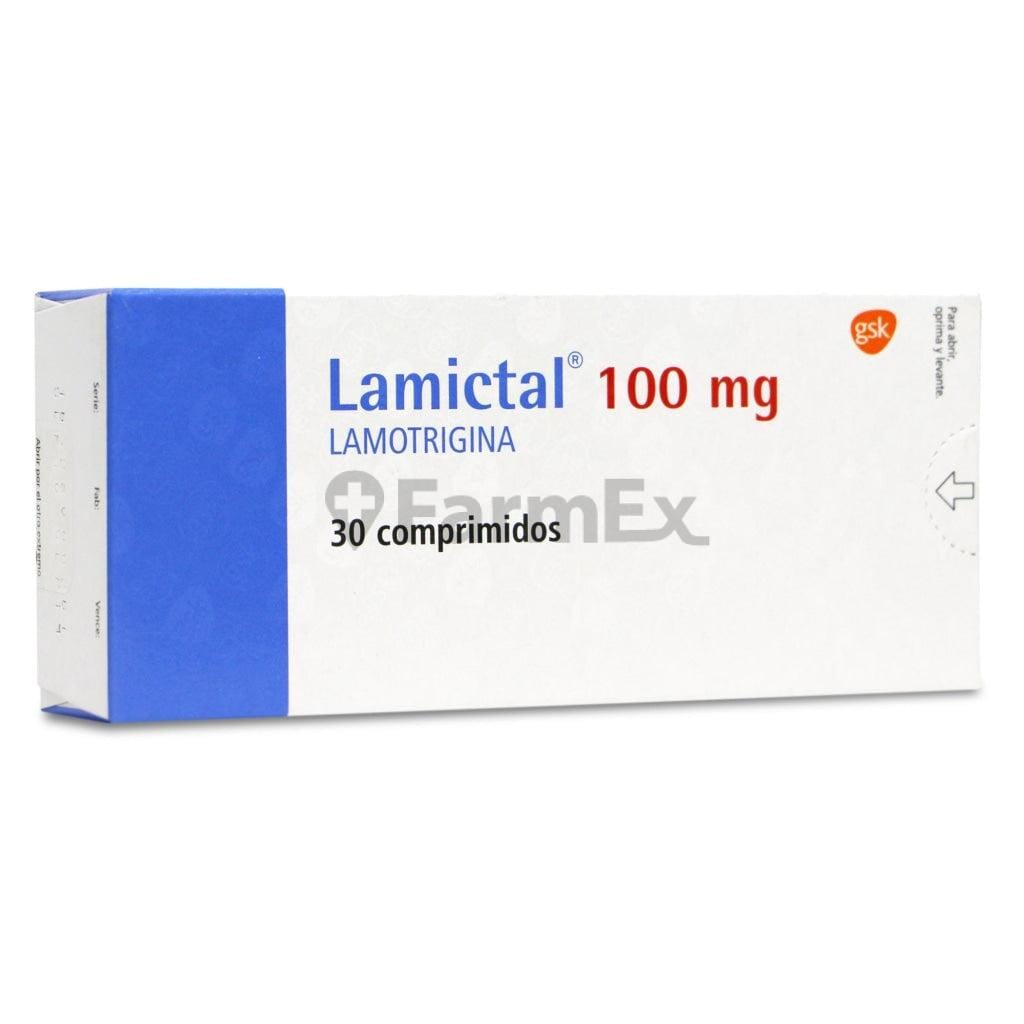 Lamictal 100 mg x 30 comprimidos susc-1 de 3 meses Farmex-Suscripciones-Persistente